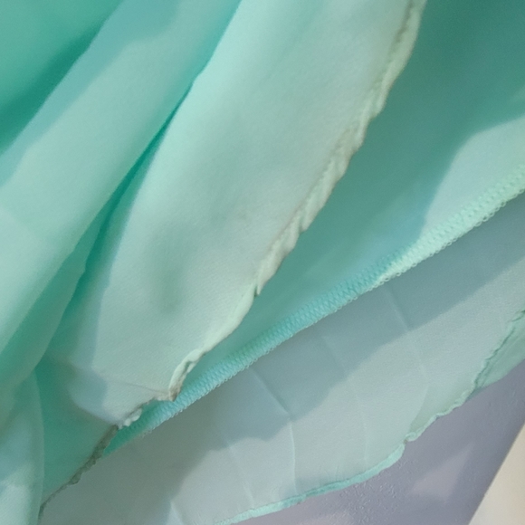 Aqua colored maxi dress - Picture 5 of 9